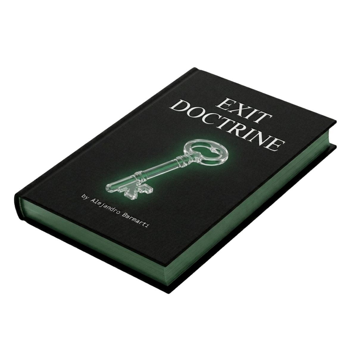 Exit Doctrine — pocket hardcover book with Forest Active page edges